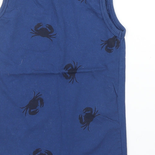 Little Kids Boys Blue   Basic Tank Size 5-6 Years
