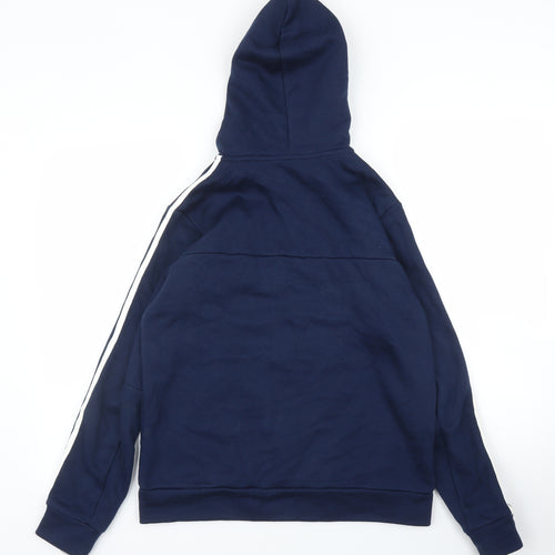 adidas Boys Blue   Full Zip Hoodie Size 13 Years