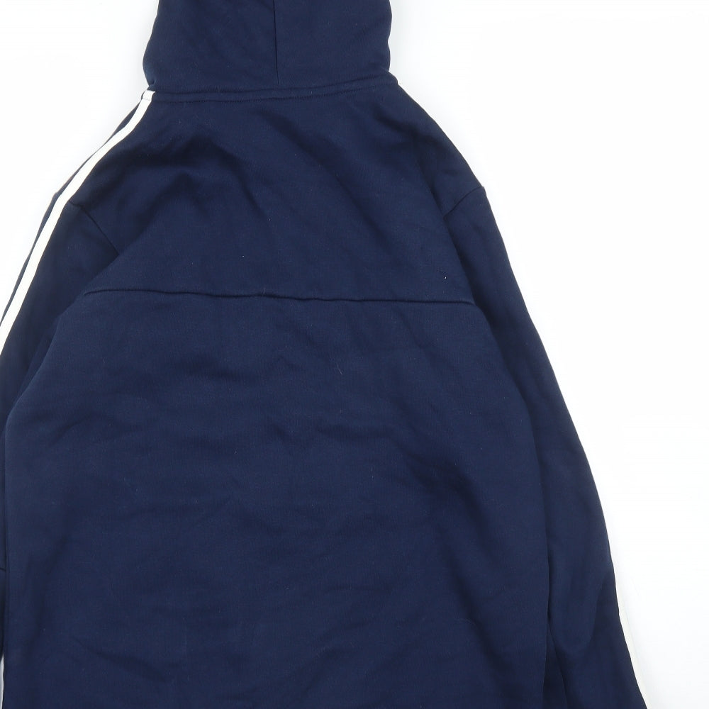 adidas Boys Blue   Full Zip Hoodie Size 13 Years