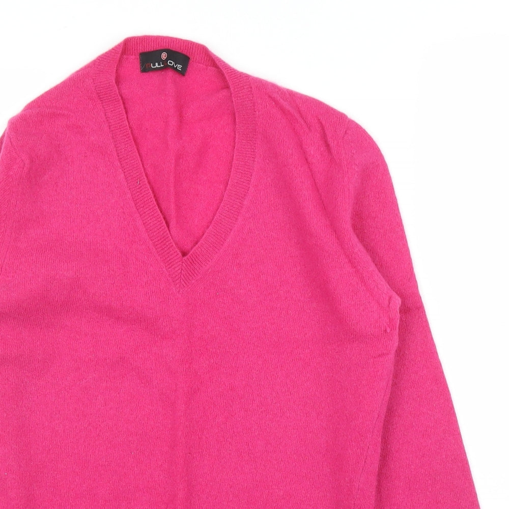 Pull Love Womens Pink   Pullover Jumper Size S