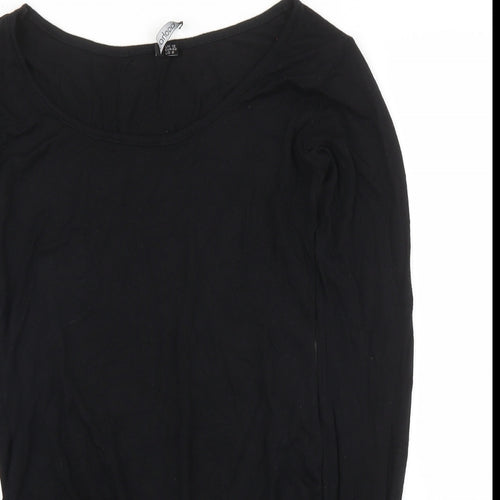 Boohoo Womens Black   Leotard One-Piece Size 12