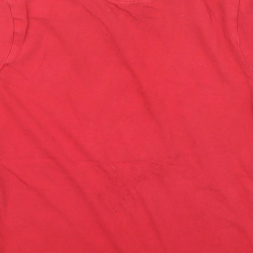 Primark Boys Red   Basic T-Shirt Size 5 Years