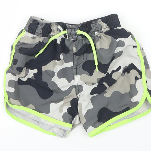 Pep&Co Boys Grey Camouflage  Sweat Shorts Size 4 Years