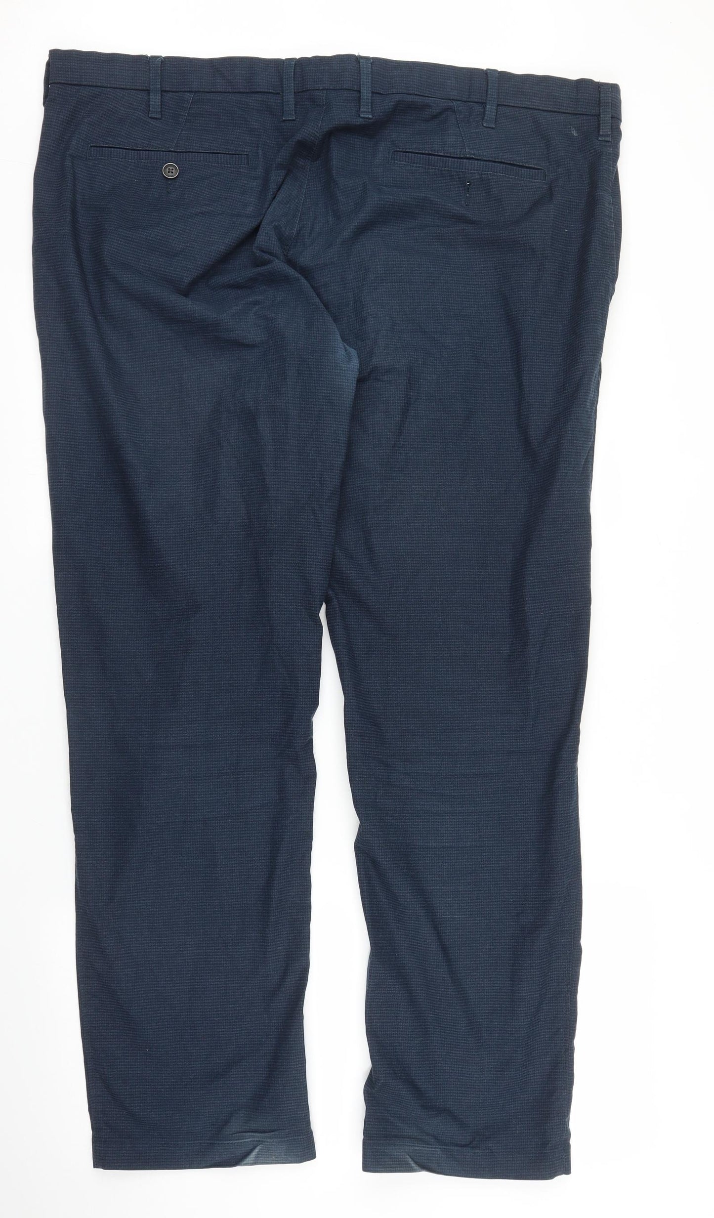 M&S Mens Blue   Trousers  Size 42 in L32 in