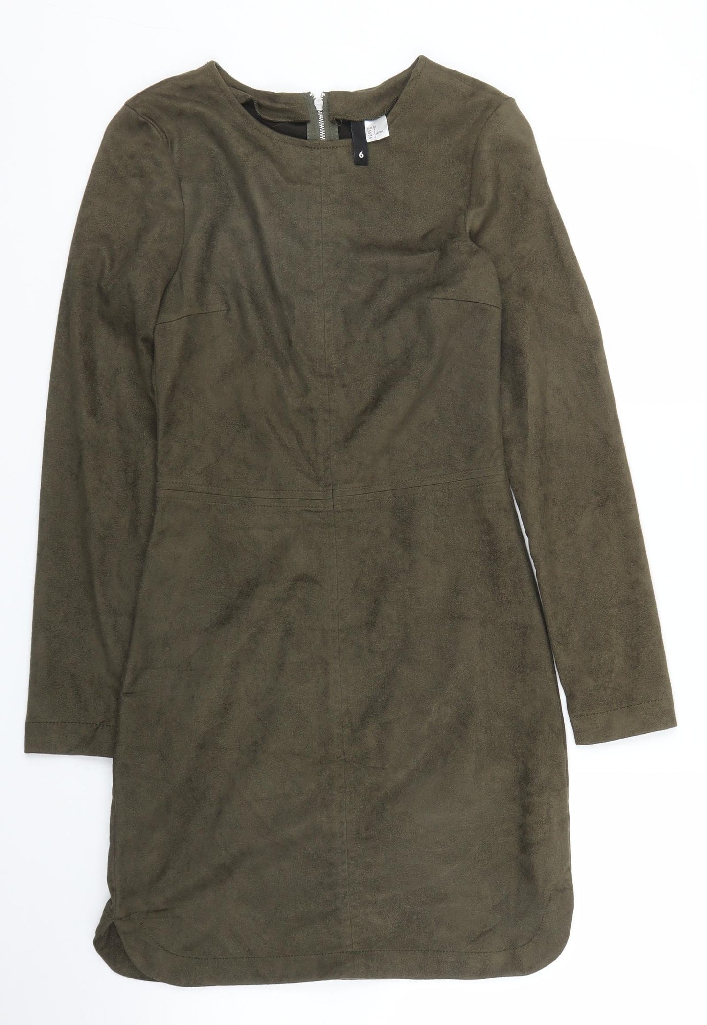 H&M Womens Green   A-Line  Size 6