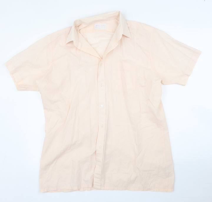 BHS Mens Pink    Button-Up Size 16.5