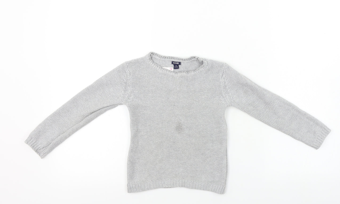 Kiabi Girls Grey   Pullover Jumper Size 4 Years