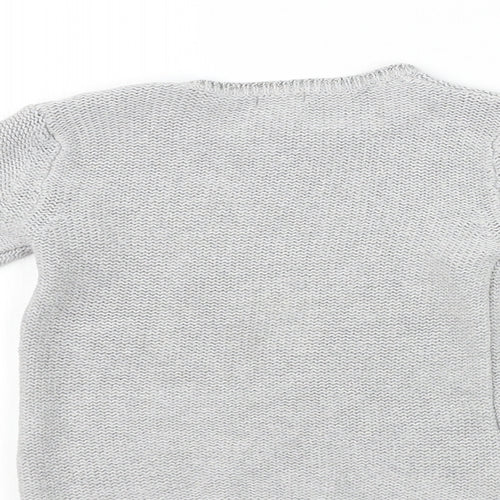 Kiabi Girls Grey   Pullover Jumper Size 4 Years