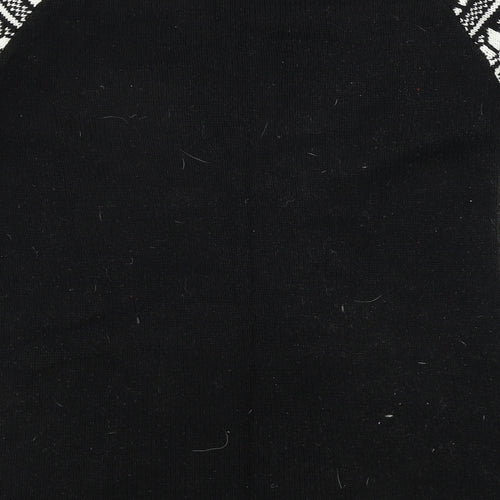 George  Womens Black Geometric  Jumpsuit One-Piece Size 12