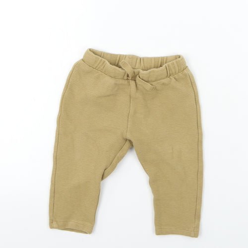 H&M  Boys Beige   Sweatpants Trousers Size 9 Months