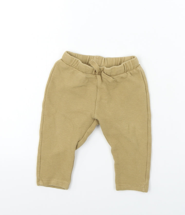 H&M  Boys Beige   Sweatpants Trousers Size 9 Months