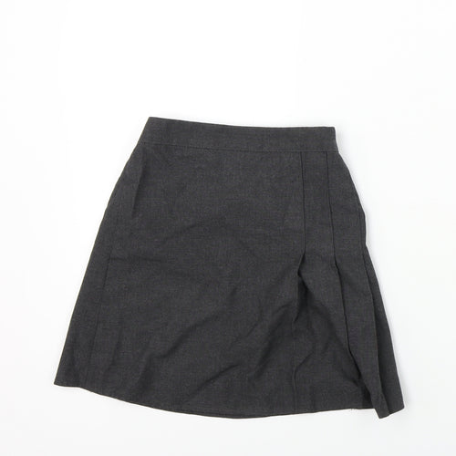 BHS  Girls Grey   A-Line Skirt Size 7 Years