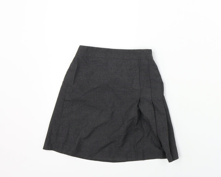 BHS  Girls Grey   A-Line Skirt Size 7 Years