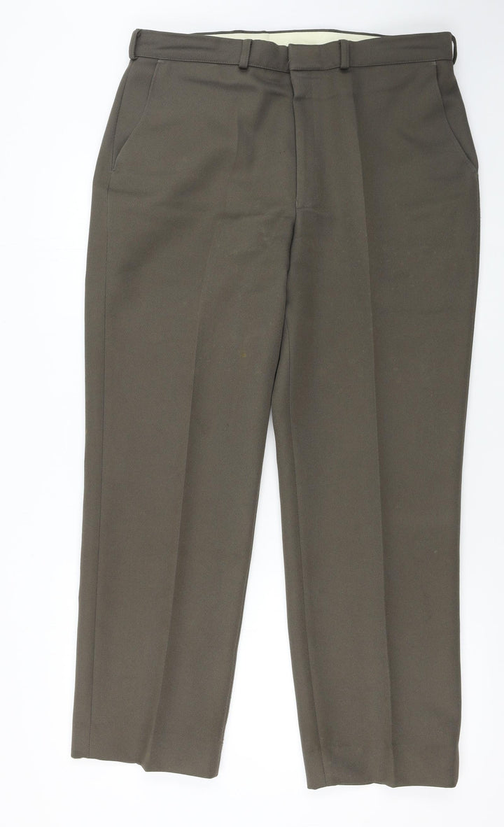 Debenhams Mens Brown Trousers Size 36 in L29 in