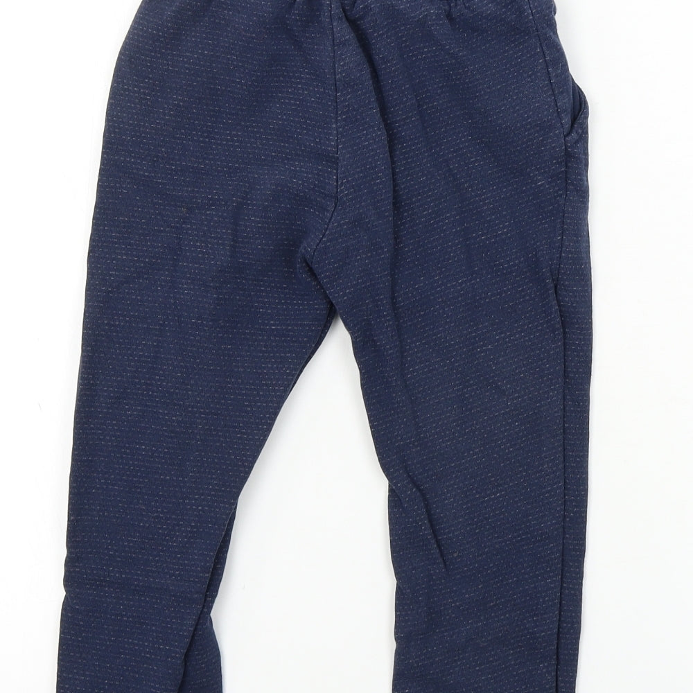 F&F  Boys Blue   Sweatpants Trousers Size 5-6 Years