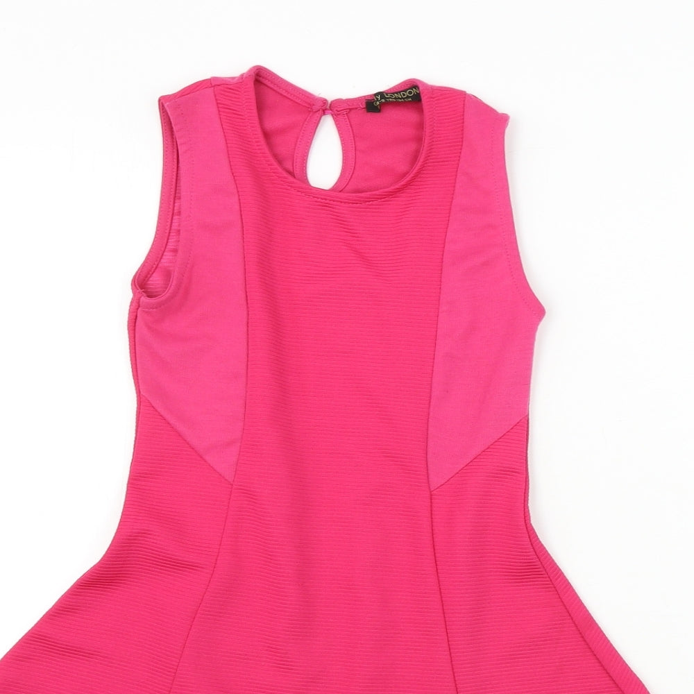 girly london  Girls Pink   A-Line  Size 8-9 Years