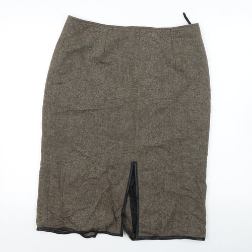 JAGER  Womens Brown   Bandage Skirt Size 14