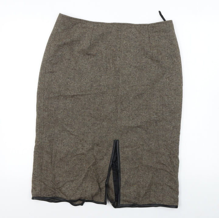 JAGER  Womens Brown   Bandage Skirt Size 14