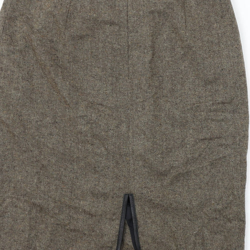 JAGER  Womens Brown   Bandage Skirt Size 14