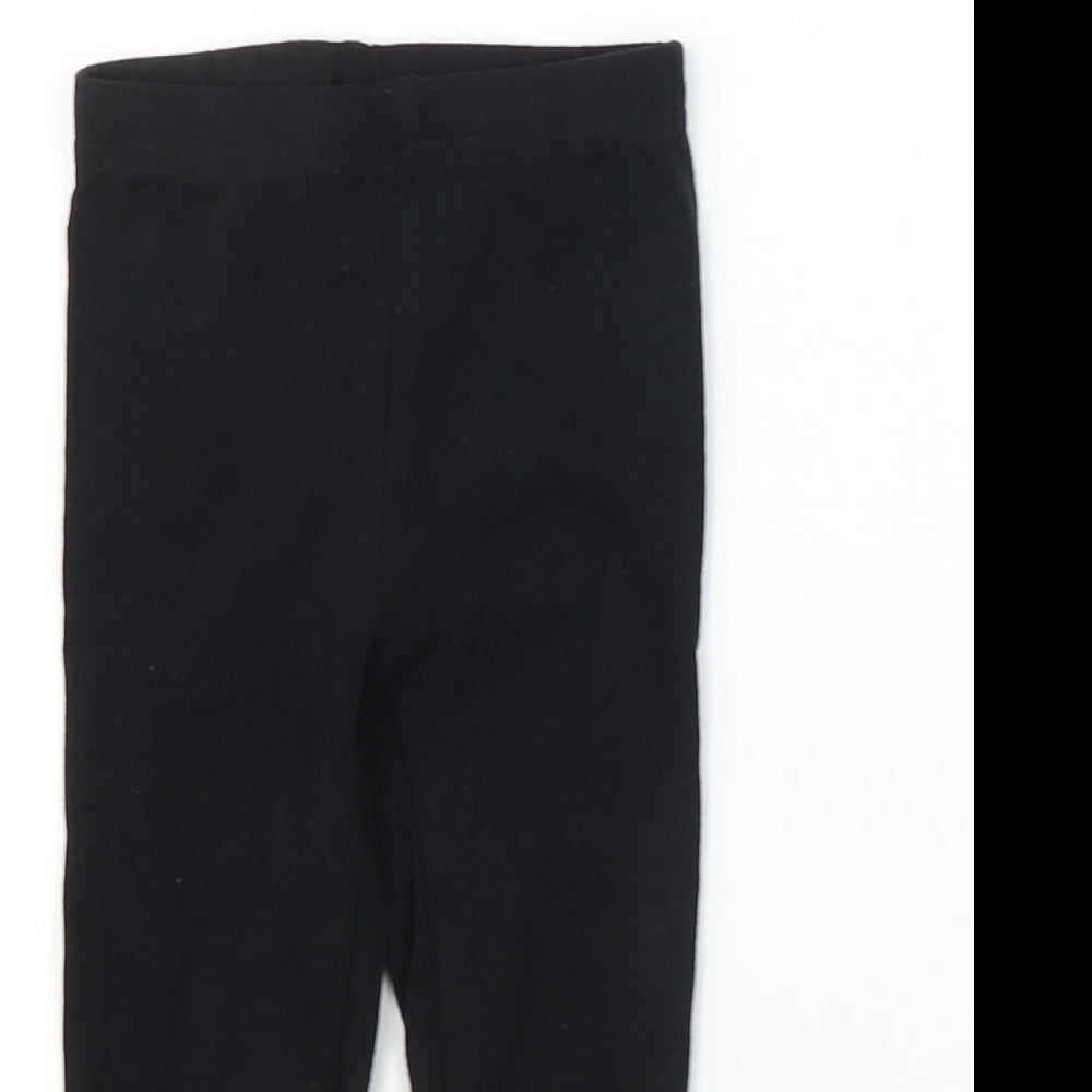 Disney Girls Black   Jegging Trousers Size 2 Years