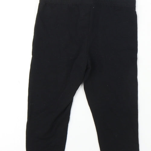 Disney Girls Black   Jegging Trousers Size 2 Years