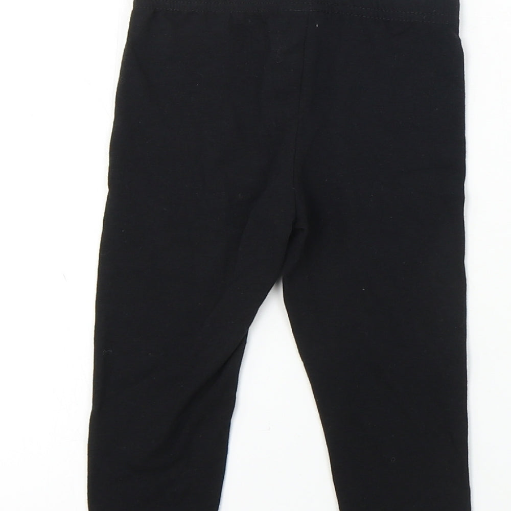 Disney Girls Black   Jegging Trousers Size 2 Years
