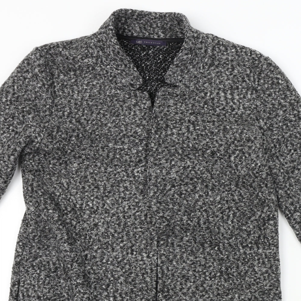 Marks and Spencer  Womens Grey   Cardigan Jumper Size 8