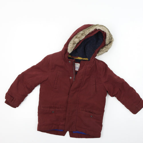 Marks and Spencer  Boys Brown   Jacket Coat Size 4XL