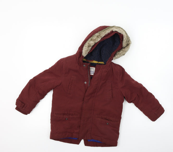 Marks and Spencer  Boys Brown   Jacket Coat Size 4XL