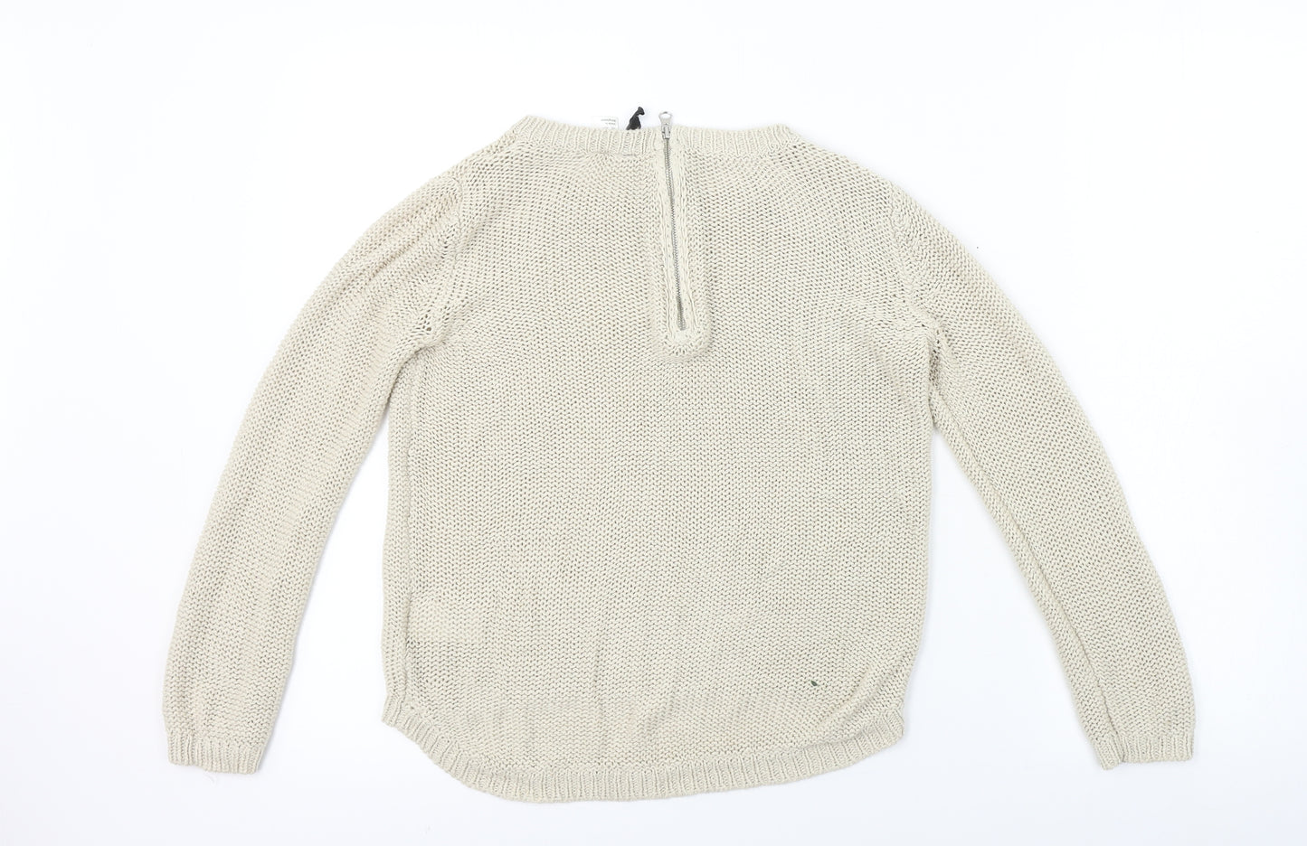 H&M  Womens Beige   Pullover Jumper Size XS