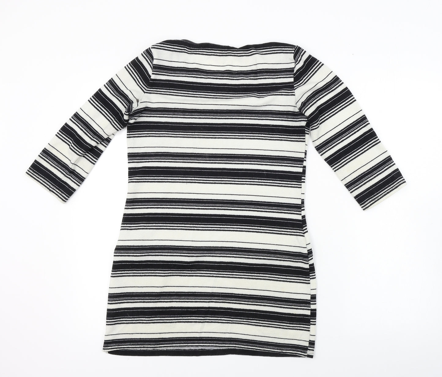 F&F  Womens Ivory Striped  Bodycon  Size 8