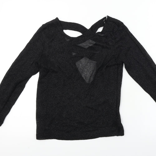 H&M  Womens Black   Basic T-Shirt Size XS