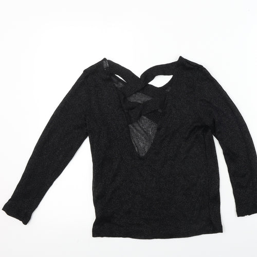 H&M  Womens Black   Basic T-Shirt Size XS