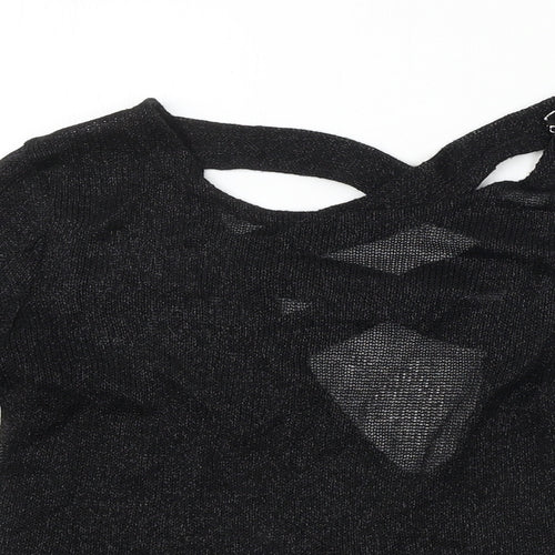 H&M  Womens Black   Basic T-Shirt Size XS