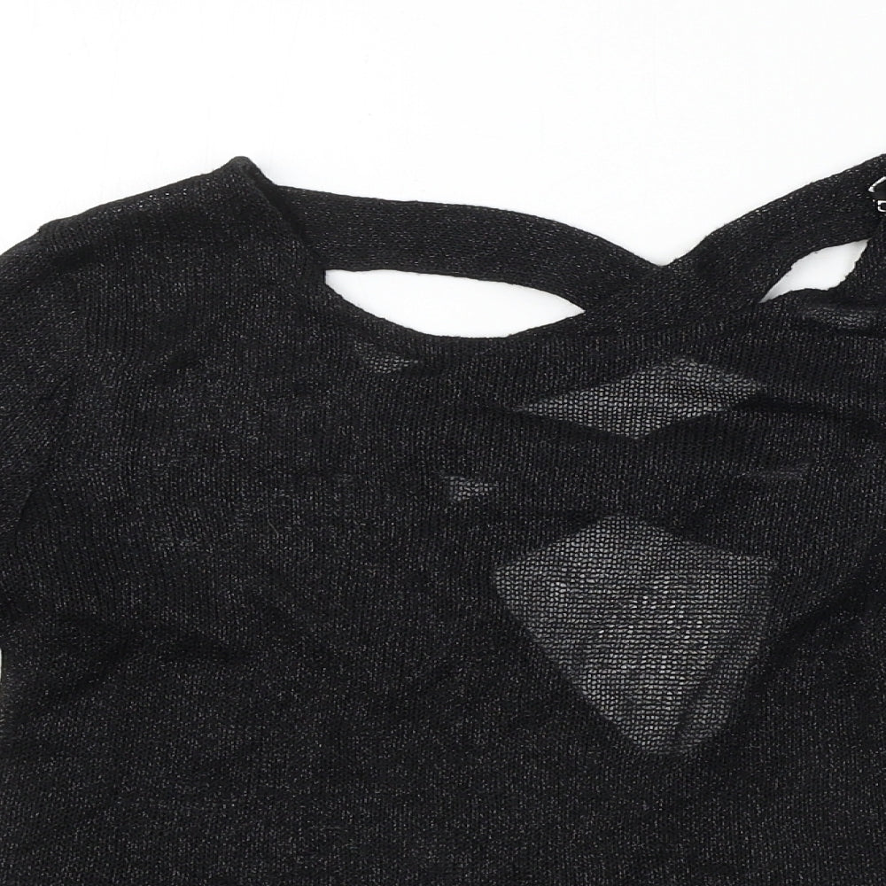 H&M  Womens Black   Basic T-Shirt Size XS