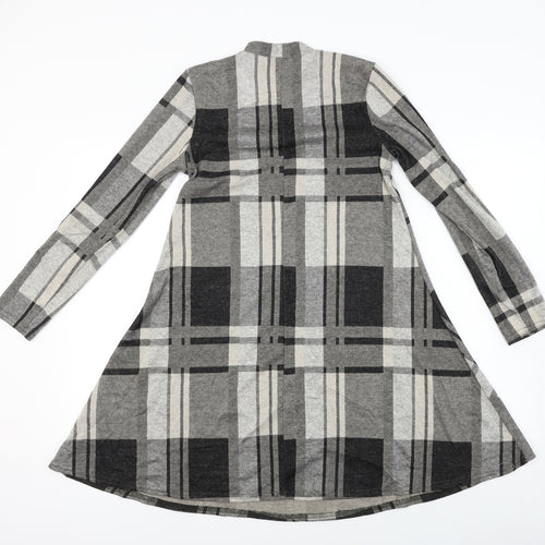 Atmosphere  Womens Grey Check  A-Line  Size 8