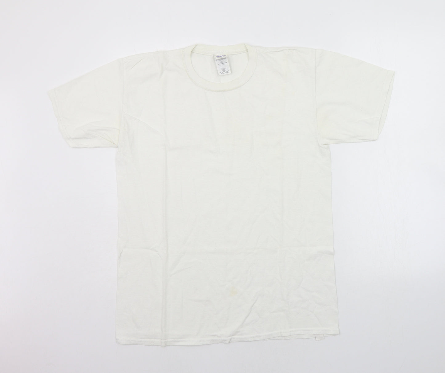 Gildan Mens White    T-Shirt Size XL