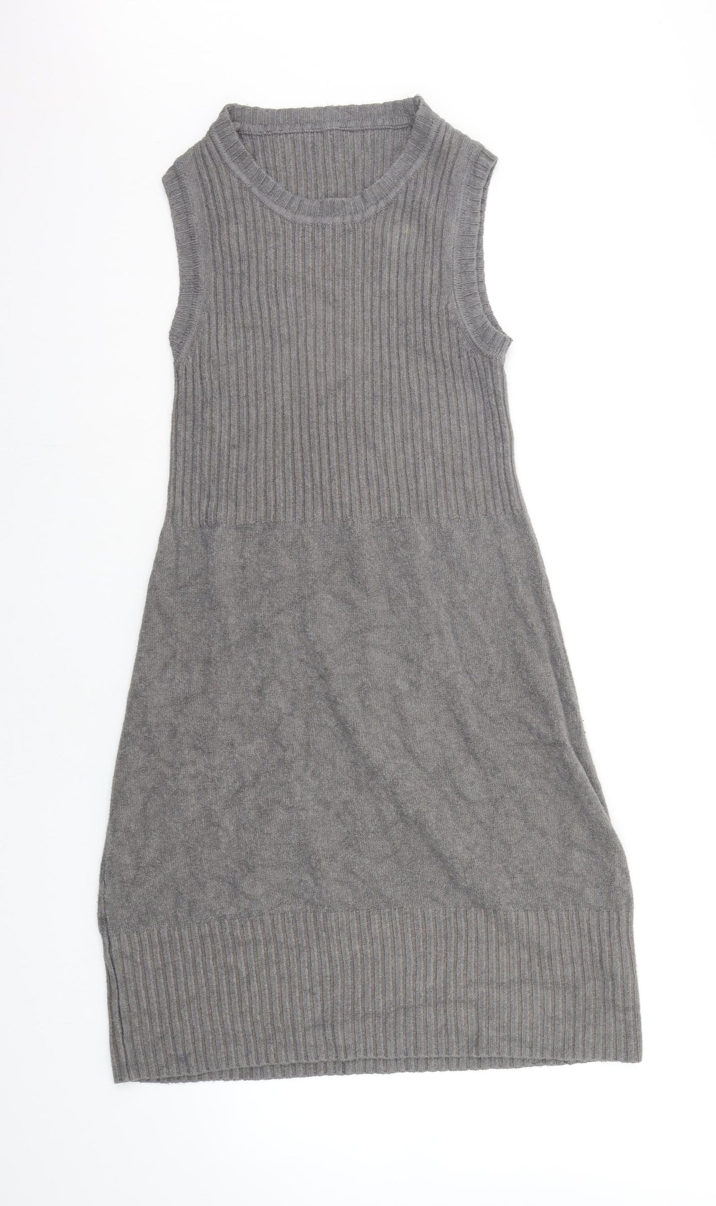 Preworn Womens Grey   Jumper Dress  Size M