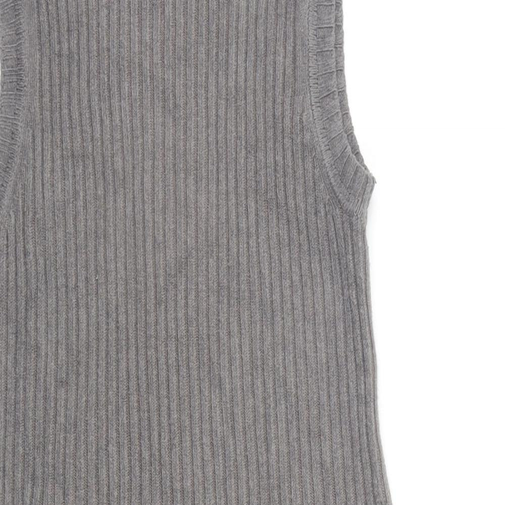 Preworn Womens Grey   Jumper Dress  Size M