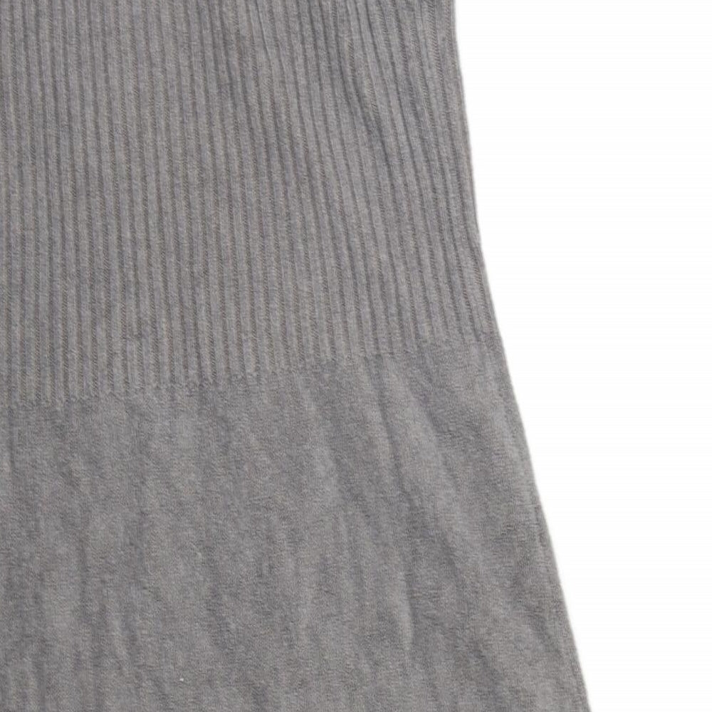 Preworn Womens Grey   Jumper Dress  Size M