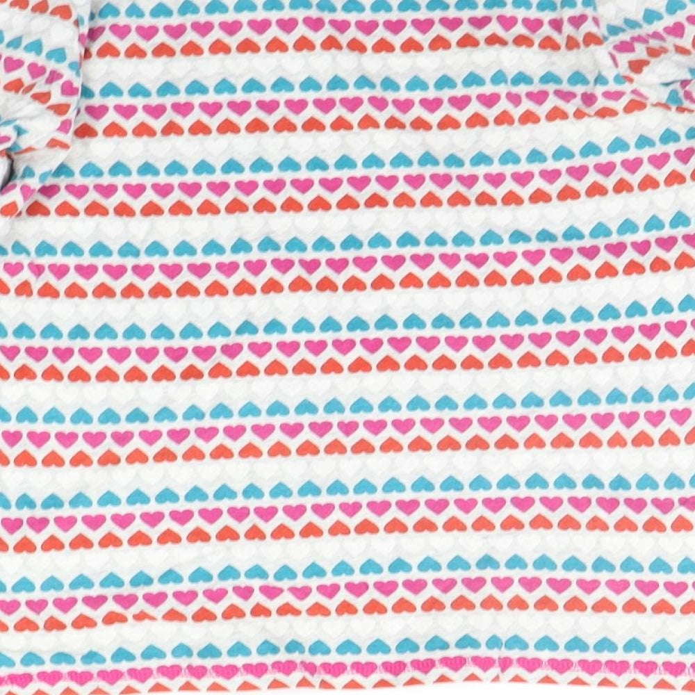 TU Girls Grey Geometric  Top Pyjama Top Size 11-12 Years