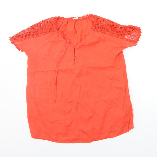 Gap Girls Orange   Basic Blouse Size 2XS