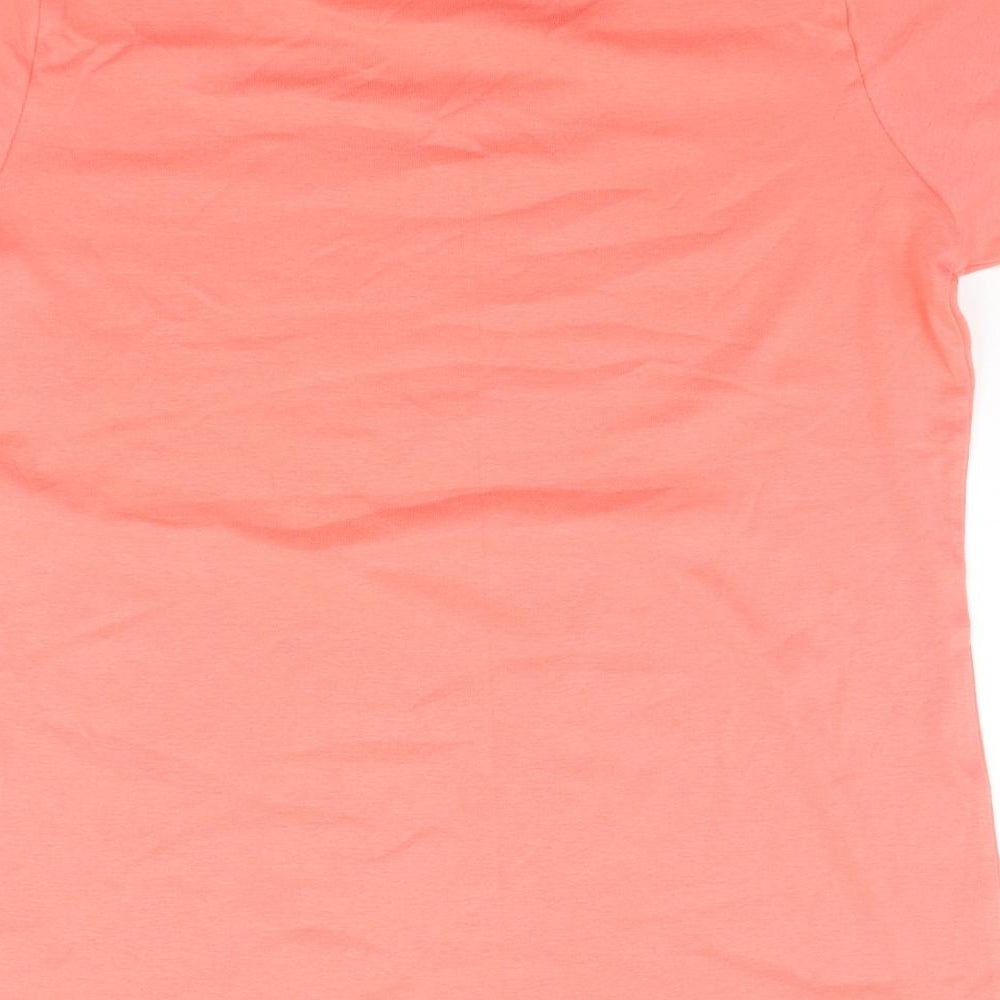 Cotton Traders Womens Pink   Basic T-Shirt Size 18
