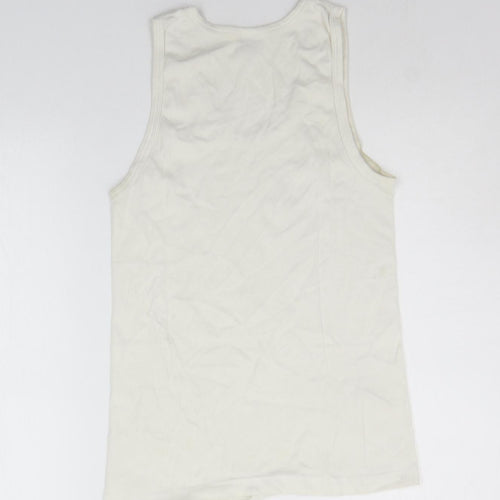 Rider Womens White   Basic Tank Size M