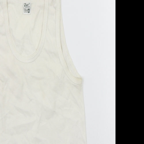 Rider Womens White   Basic Tank Size M