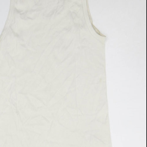 Rider Womens White   Basic Tank Size M