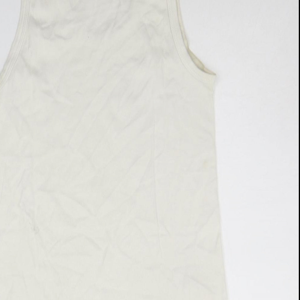 Rider Womens White   Basic Tank Size M