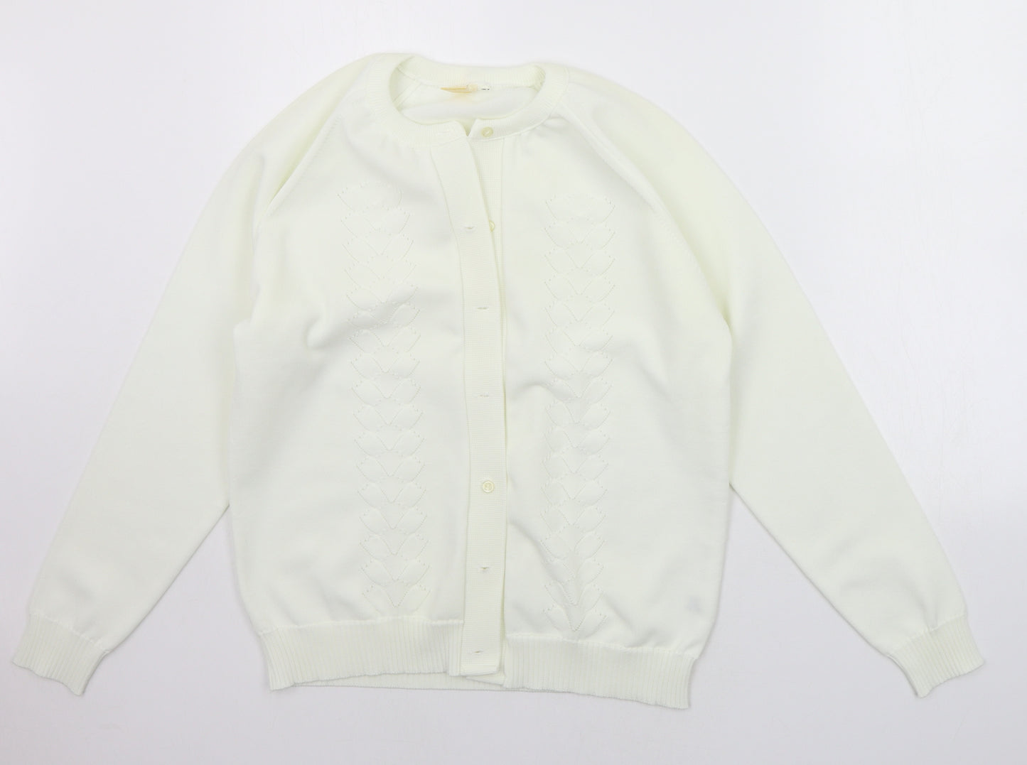 countess chrisie Womens White   Cardigan Jumper Size M