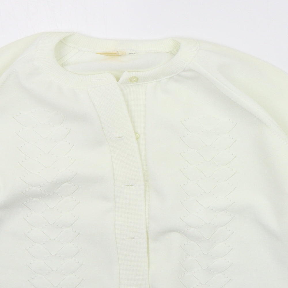 countess chrisie Womens White   Cardigan Jumper Size M
