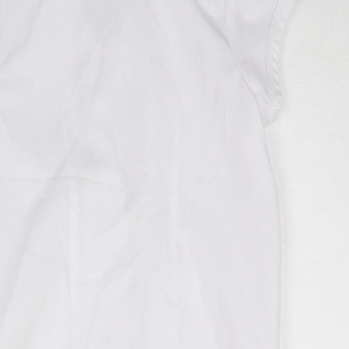 George Girls White   Basic Button-Up Size 4-5 Years